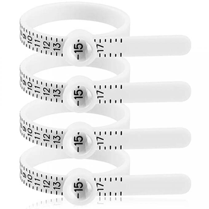 Jewelry Accessories Tools Plastic Ring Sizer US 1-17 1